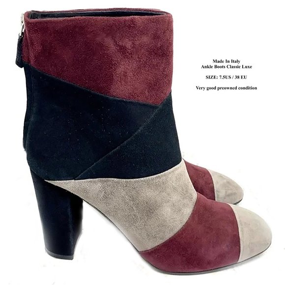 M GRICIARANCIO  ITALIAN BOOTS / SIZE: 7.5US / 38 EU /Made In Italy - Picture 4 of 10